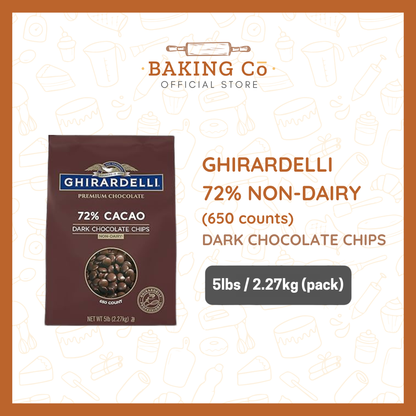 Ghirardelli 72% Non-Dairy Dark Chocolate Chips
