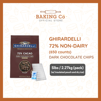 Ghirardelli 72% Non-Dairy Dark Chocolate Chips