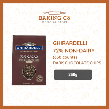 Ghirardelli 72% Non-Dairy Dark Chocolate Chips