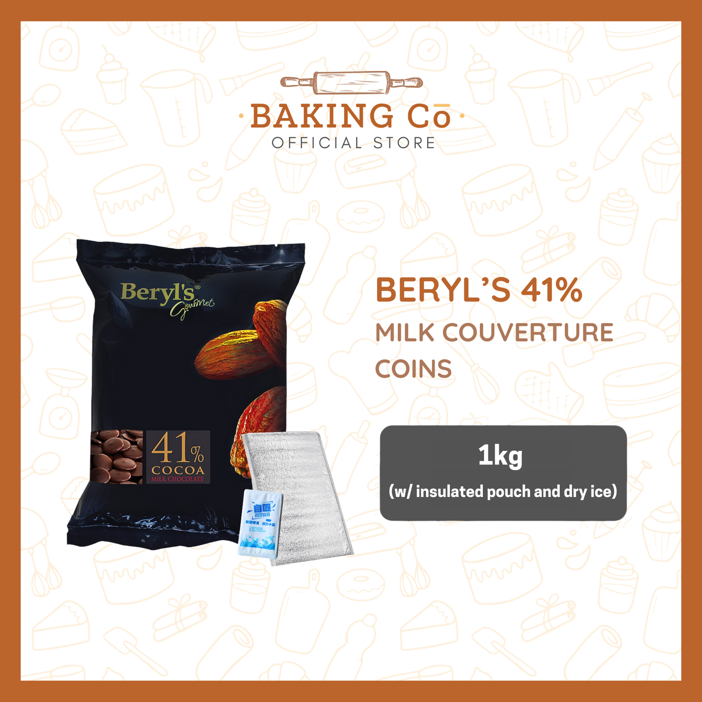 Beryl's 41% Milk Chocolate Coins