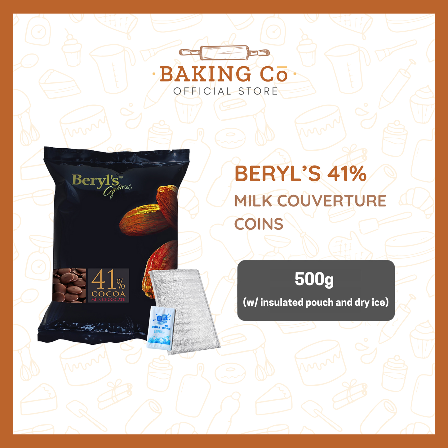 Beryl's 41% Milk Chocolate Coins