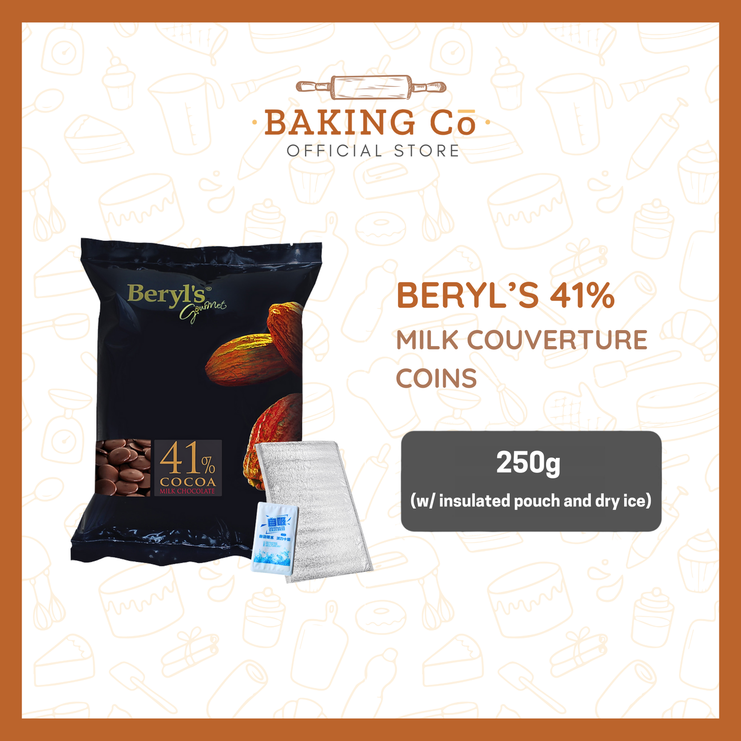 Beryl's 41% Milk Chocolate Coins