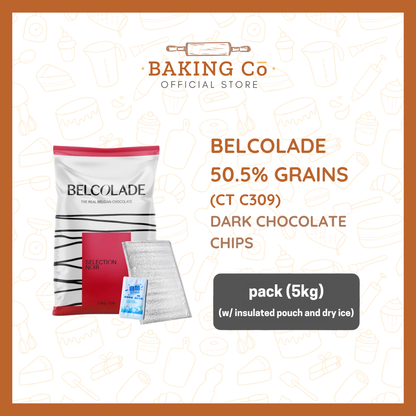 Belcolade 50.5% Dark Chocolate Grains
