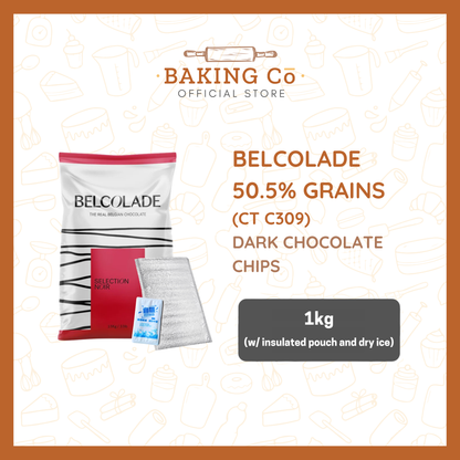 Belcolade 50.5% Dark Chocolate Grains