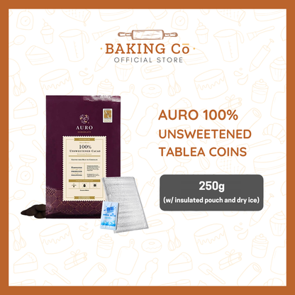 Auro Chocolate 100% Unsweetened Tablea Coins