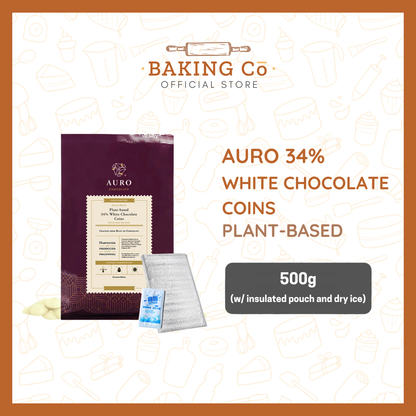 Auro 34% Plant-Based White Chocolate Coins