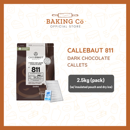 Callebaut 811 Dark Chocolate Callets