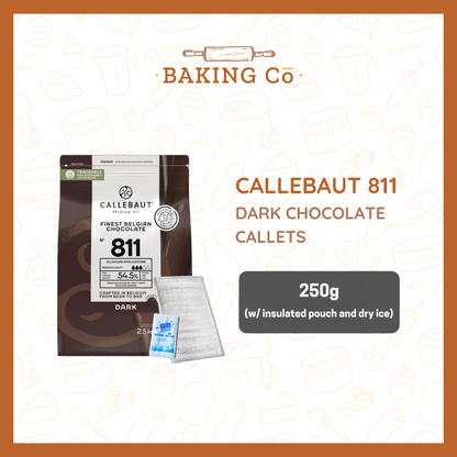 Callebaut 811 Dark Chocolate Callets