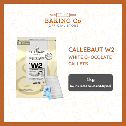 Callebaut W2 White Chocolate Callets
