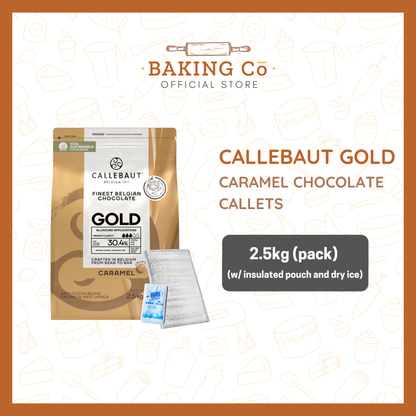 Callebaut Gold Caramel Chocolate Callets