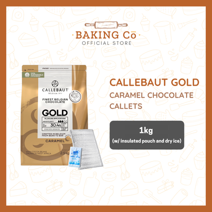 Callebaut Gold Caramel Chocolate Callets