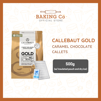 Callebaut Gold Caramel Chocolate Callets