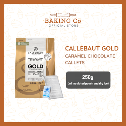 Callebaut Gold Caramel Chocolate Callets