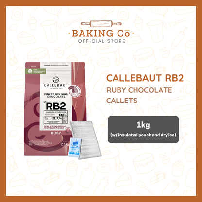 Callebaut RB2 Ruby Chocolate Callets