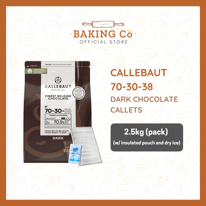 Callebaut 70-30-38 Dark Chocolate Callets