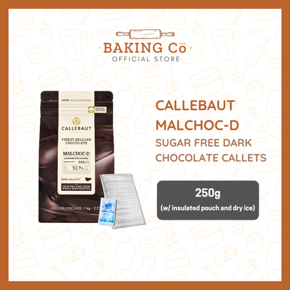 Callebaut Malchoc-D Sugar Free Dark Chocolate Callets