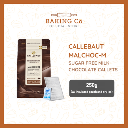 Callebaut Malchoc-M Sugar Free Milk Chocolate Callets