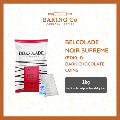 Belcolade 70% Dark Chocolate Coins