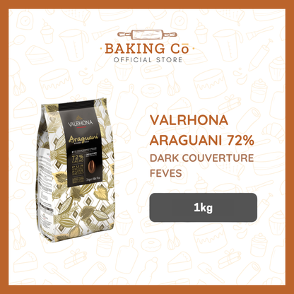 Valrhona Araguani 72% Dark Chocolate Feves