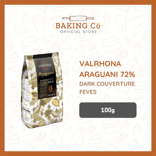 Valrhona Araguani 72% Dark Chocolate Feves