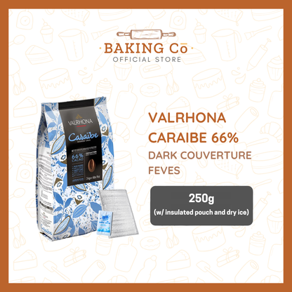 Valrhona Caraibe 66% Dark Chocolate Feves