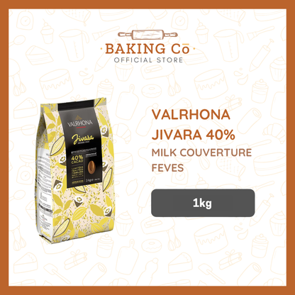 Valrhona Jivara 40% Milk Chocolate Feves