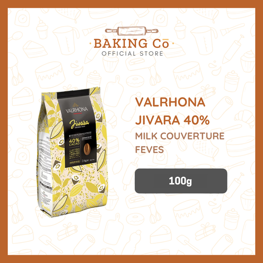 Valrhona Jivara 40% Milk Chocolate Feves