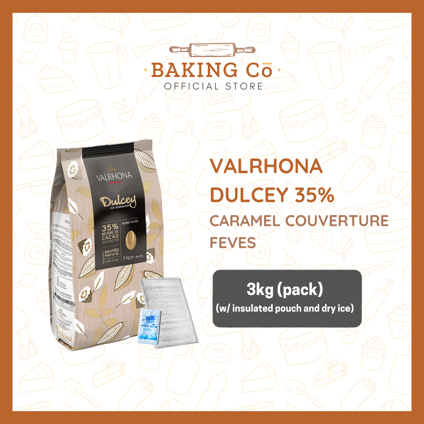 Valrhona Dulcey 35% Caramel Chocolate Feves