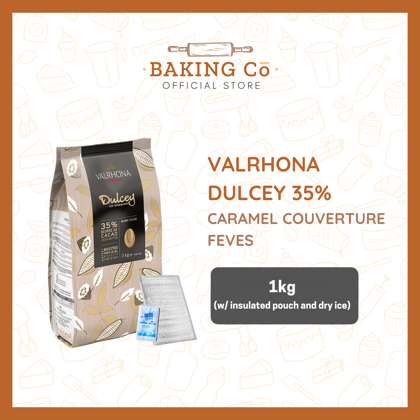 Valrhona Dulcey 35% Caramel Chocolate Feves