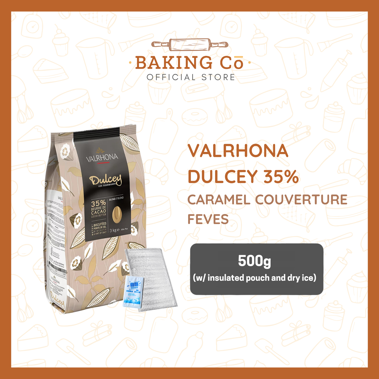 Valrhona Dulcey 35% Caramel Chocolate Feves