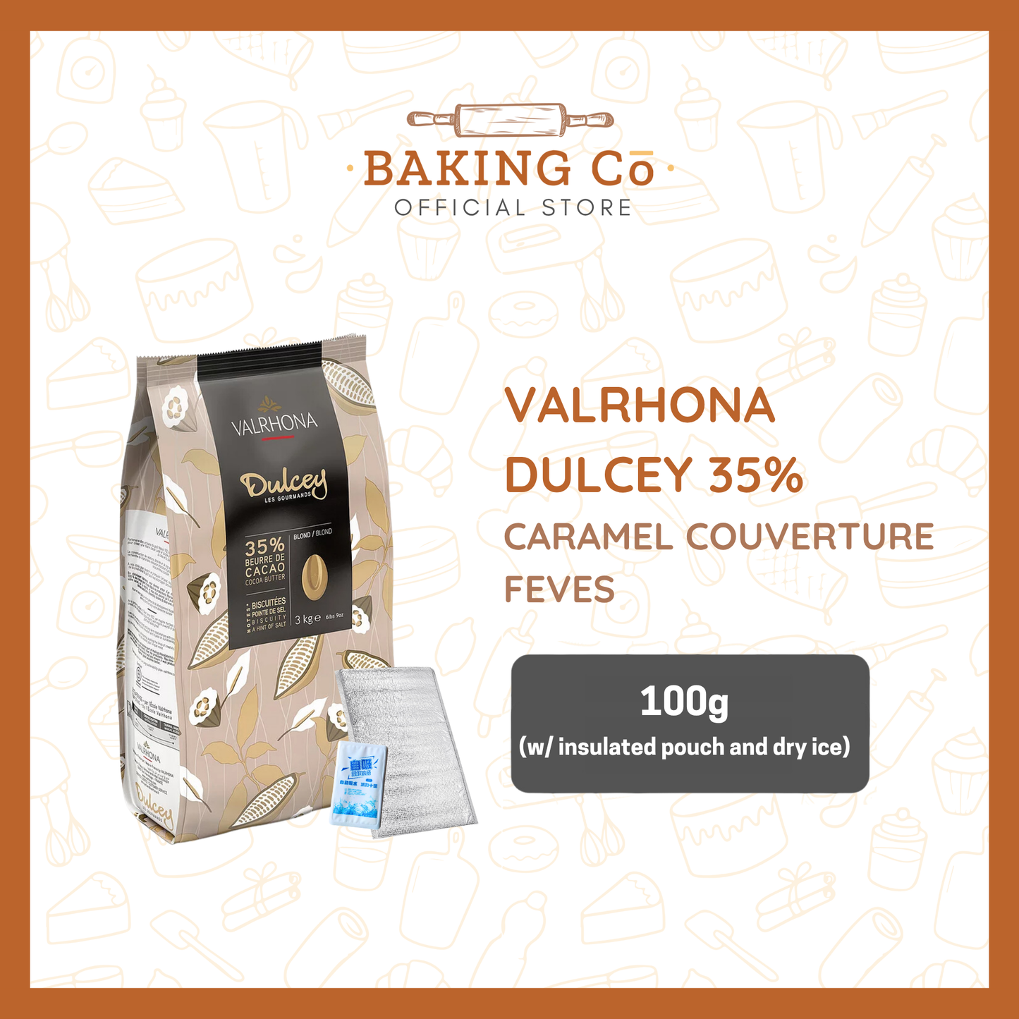 Valrhona Dulcey 35% Caramel Chocolate Feves