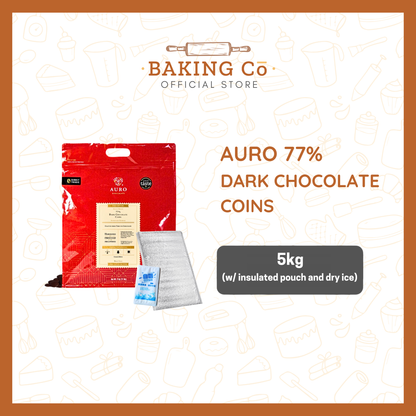 Auro Chocolate 77% Dark Chocolate Coins