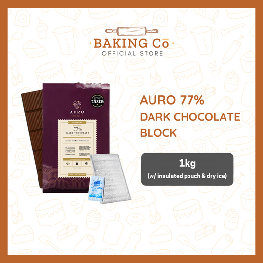 Auro Chocolate 77% Dark Chocolate Block