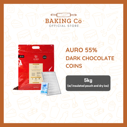 Auro Chocolate 55% Dark Chocolate Coins