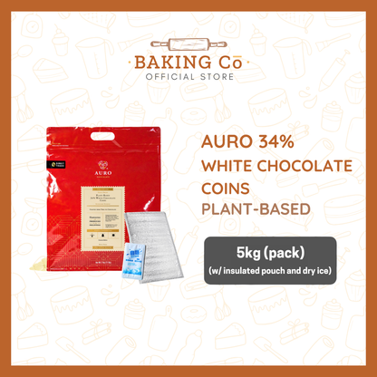Auro 34% Plant-Based White Chocolate Coins