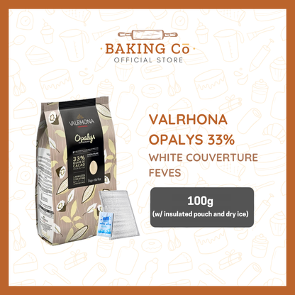 Valrhona Opalys 33% White Chocolate Feves