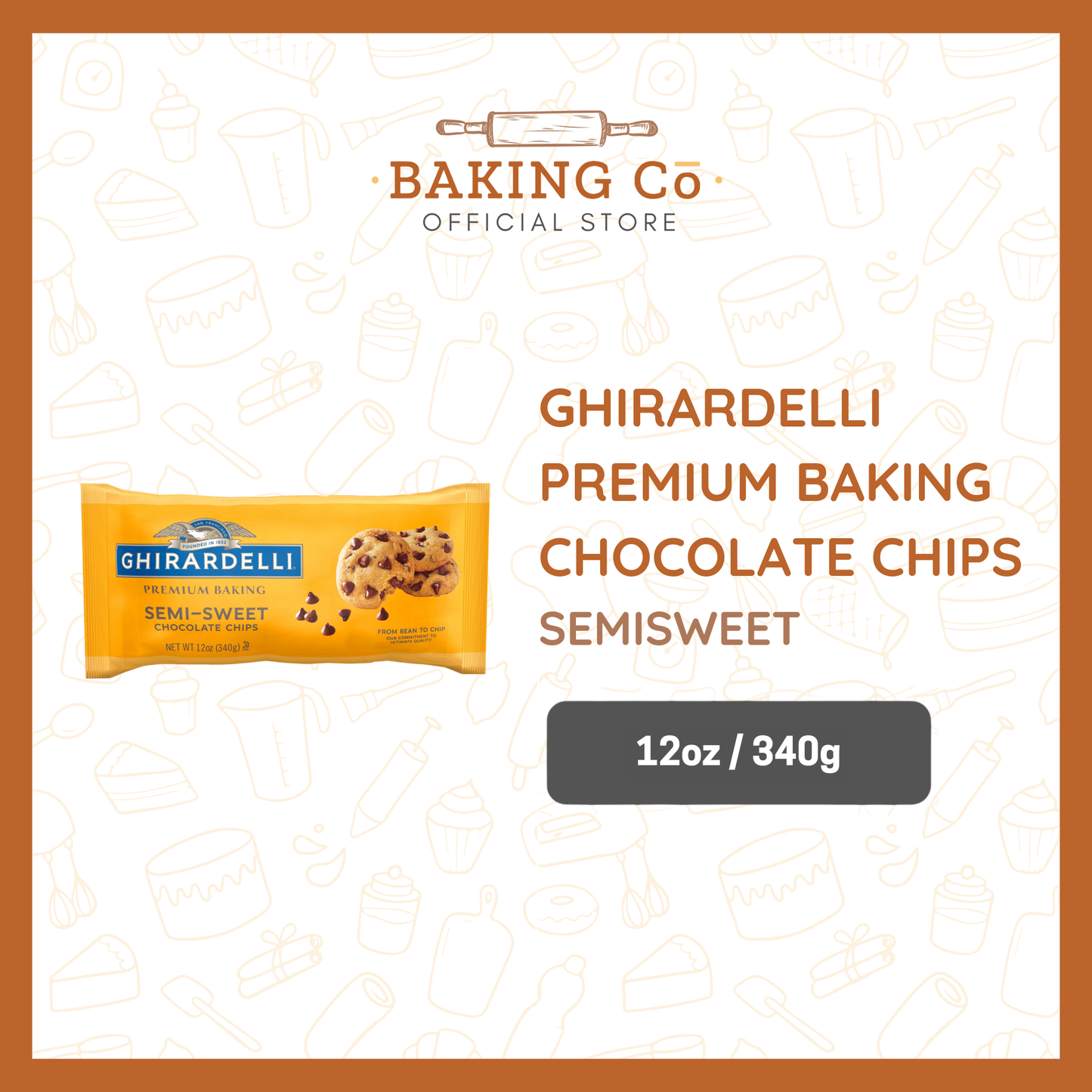 Ghirardelli Semisweet Chocolate Chips