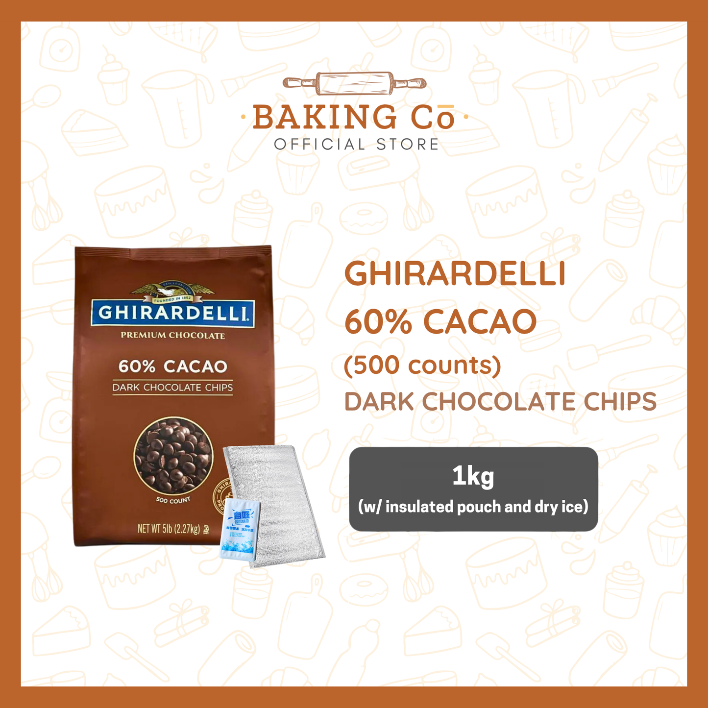 Ghirardelli 60% Bittersweet Chocolate Chips