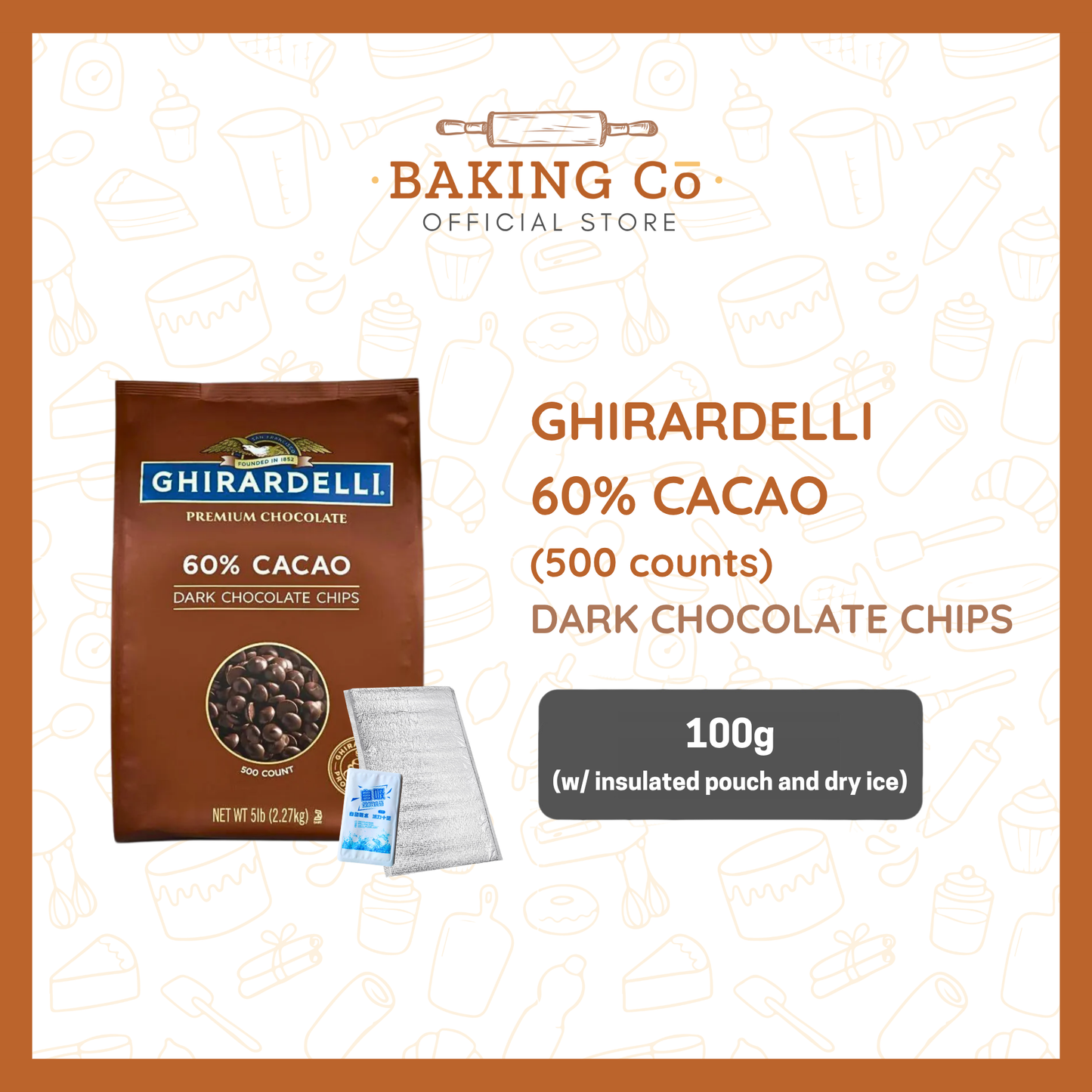 Ghirardelli 60% Bittersweet Chocolate Chips