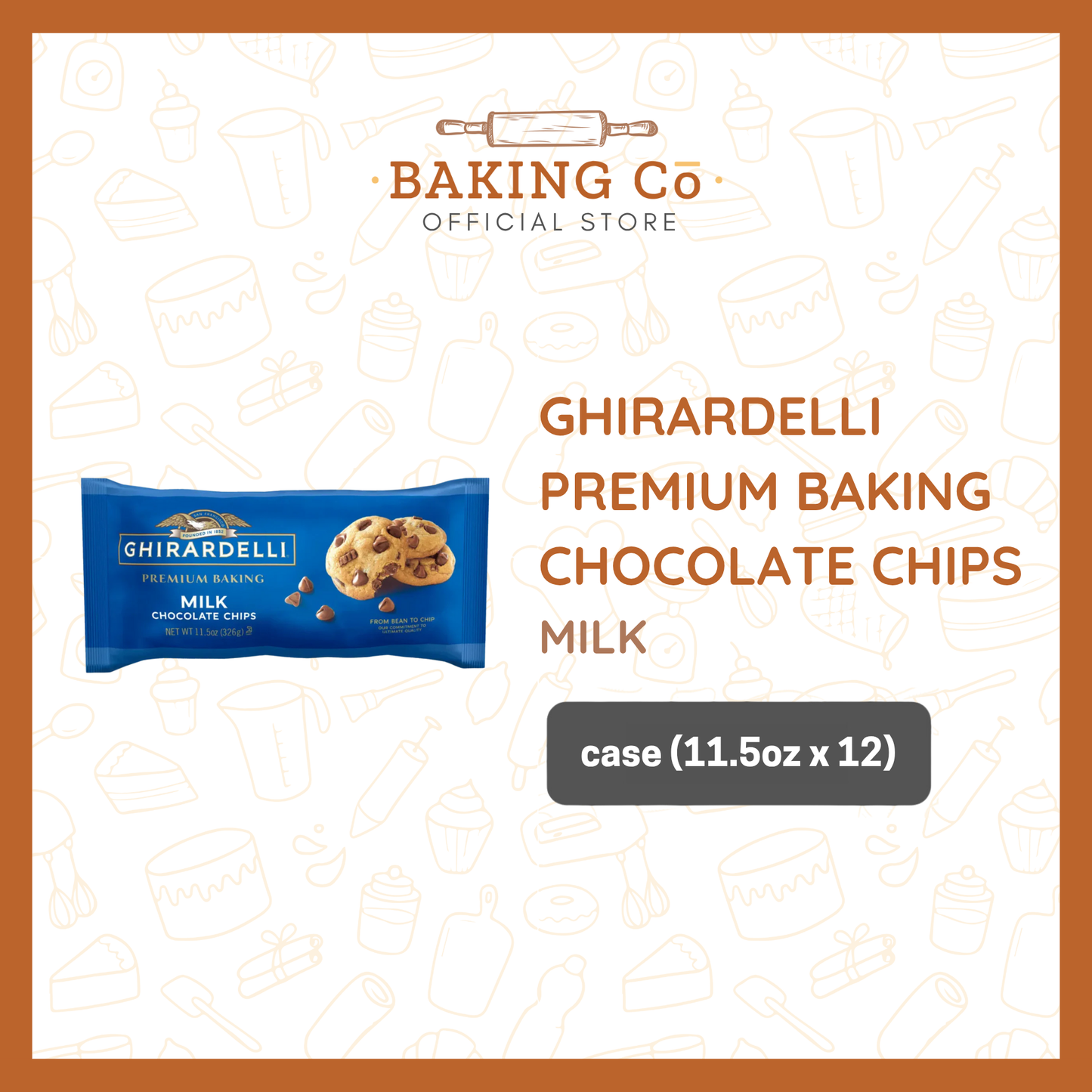 Ghirardelli Milk Chocolate Chips