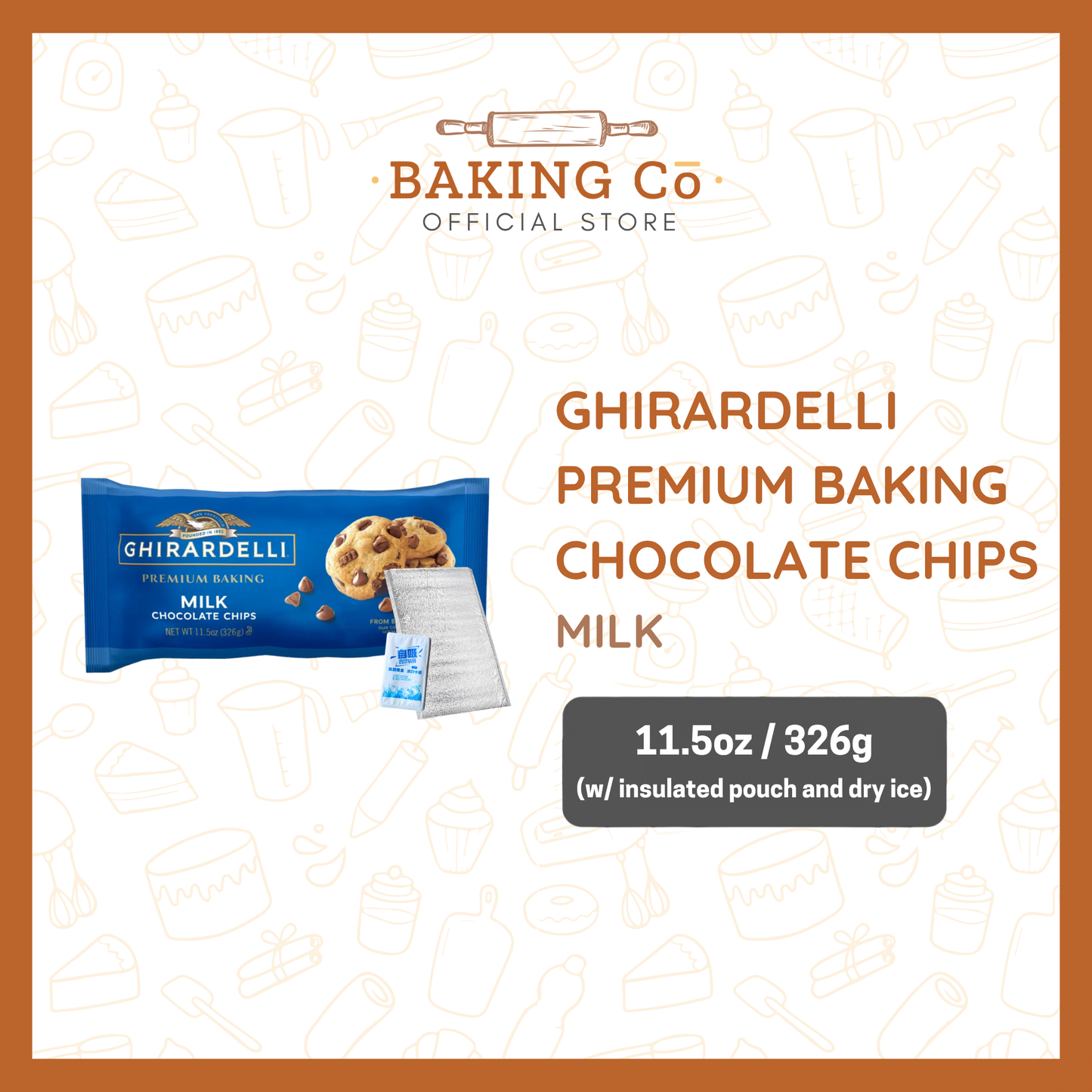 Ghirardelli Milk Chocolate Chips