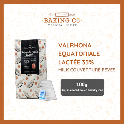 Valrhona Equatoriale Lactée 35% Milk Chocolate Feves