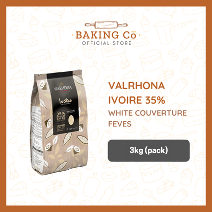 Valrhona Ivoire 35% White Chocolate Feves