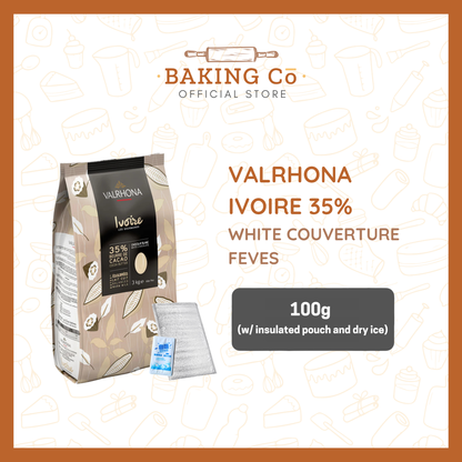 Valrhona Ivoire 35% White Chocolate Feves