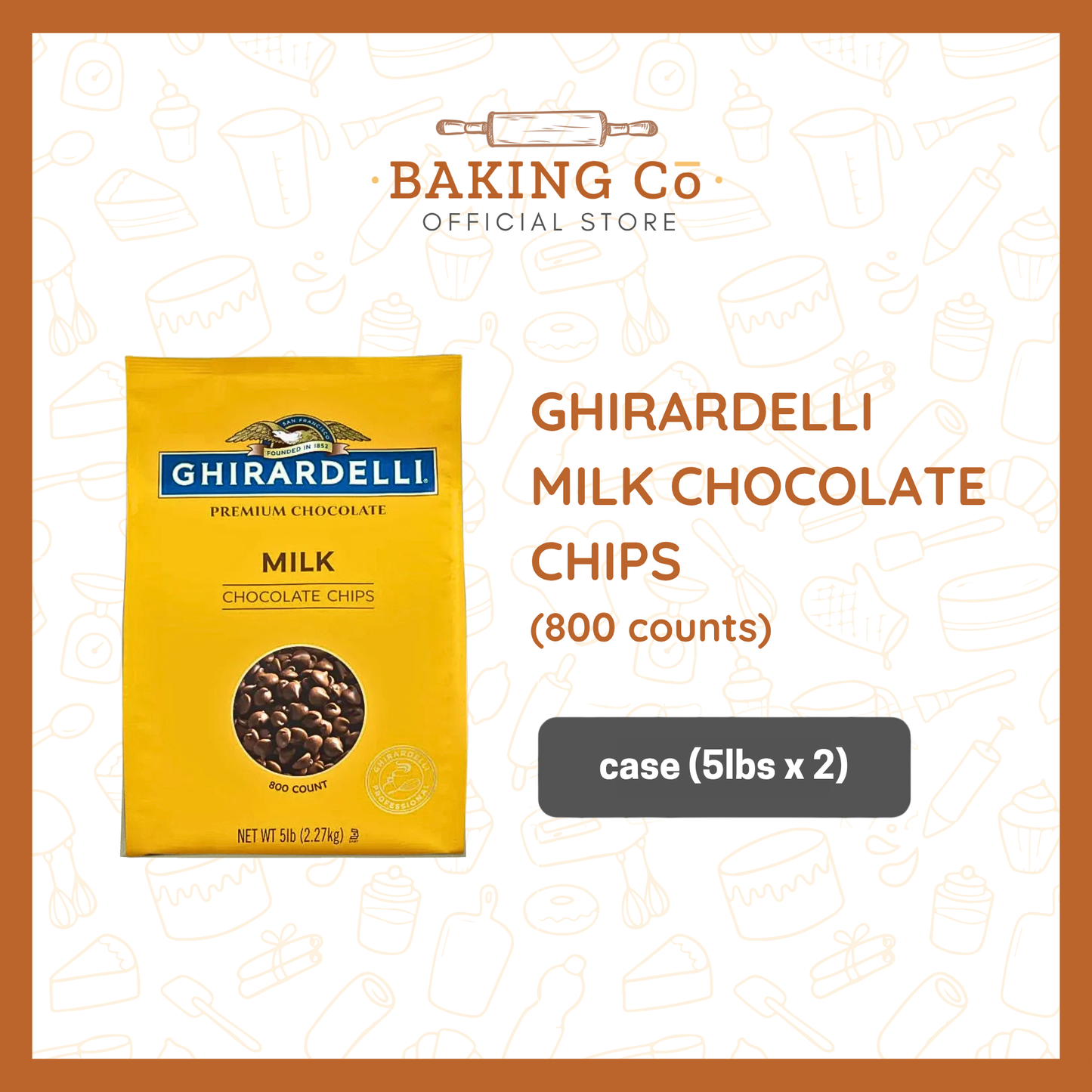 Ghirardelli Milk Chocolate Chips