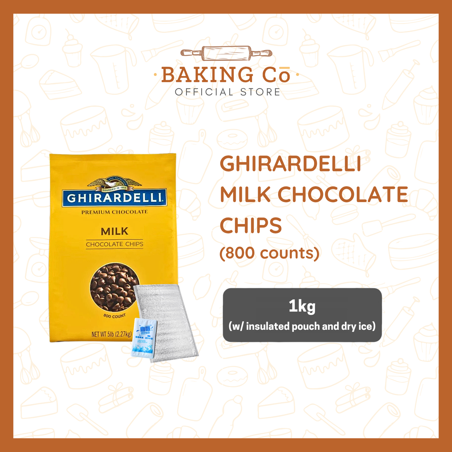 Ghirardelli Milk Chocolate Chips
