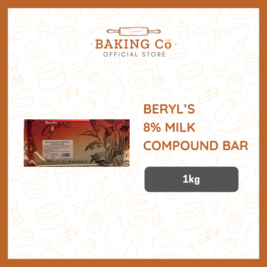 Beryl's 8% Milk Chocolate Compound Bar