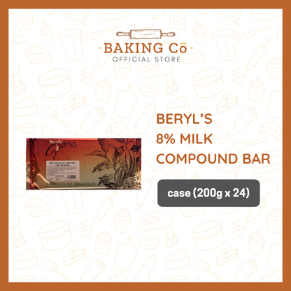 Beryl's 8% Milk Chocolate Compound Bar