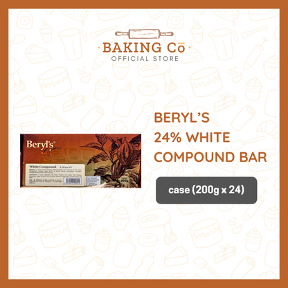 Beryl's 24% White Chocolate Compound Bar