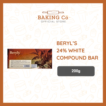 Beryl's 24% White Chocolate Compound Bar